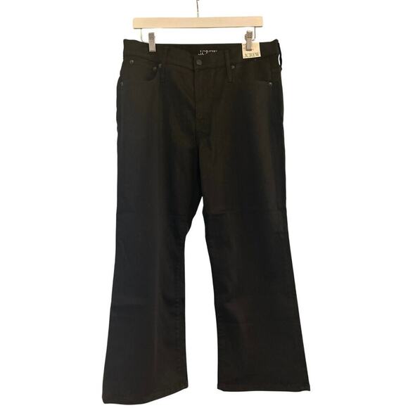 J. Crew Mid-rise kickout jean black size 33 - Picture 3 of 5